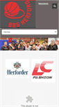 Mobile Screenshot of bbg-herford.de